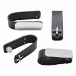 branded Kewa Leather Key Holder, from our range of promotional Metal Keyrings
