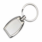 branded Le Mans Oval Key Ring, from our range of promotional Metal Keyrings