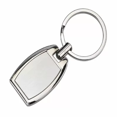branded Le Mans Oval Key Ring, from our range of promotional Metal Keyrings