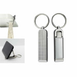branded Mobile Stand and Hanger Key Ring, from our range of promotional Metal Keyrings