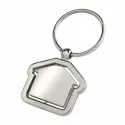 branded Spin House Key Ring, from our range of promotional Metal Keyrings