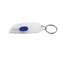 branded Retractable Mini Cutter Key Ring, from our range of promotional Printed Keyrings