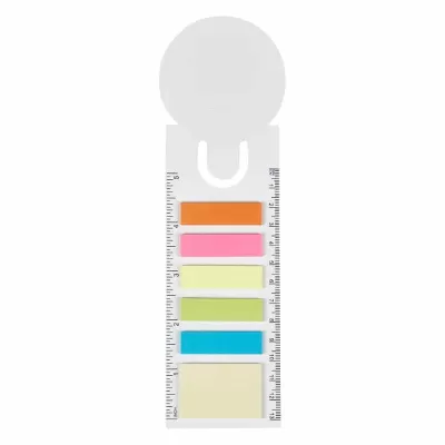 branded Bookmark Ruler Sticky Note Pad, from our range of promotional Bookmarks