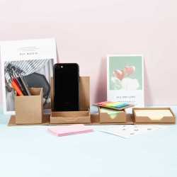 Printed Post It Notes - Desk Organiser Sticky Note Memo Holder