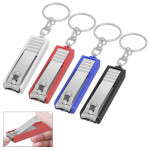branded Narja Nail Clipper Key Ring, from our range of promotional Metal Keyrings