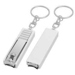 branded Narja Nail Clipper Key Ring, from our range of promotional Metal Keyrings
