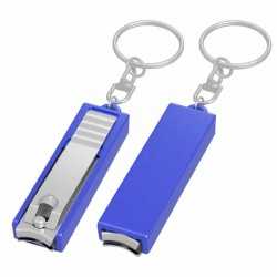 branded Narja Nail Clipper Key Ring, from our range of promotional Metal Keyrings