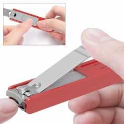branded Narja Nail Clipper Key Ring, from our range of promotional Metal Keyrings