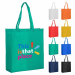 branded Non Woven Bag Extra Large with Gusset, from our range of promotional Non Woven Tote Bags