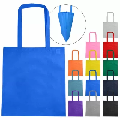 branded Non Woven Bag with V Gusset, from our range of promotional Non Woven Tote Bags