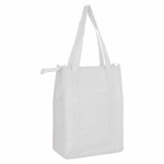 branded Non Woven Cooler Bag with Top Zip Closure, from our range of promotional Non Woven Tote Bags