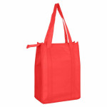 branded Non Woven Cooler Bag with Top Zip Closure, from our range of promotional Non Woven Tote Bags