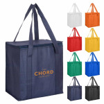 branded Non Woven Cooler Bag with Zipped Lid, from our range of promotional Non Woven Tote Bags