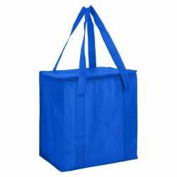 branded Non Woven Cooler Bag with Zipped Lid, from our range of promotional Non Woven Tote Bags