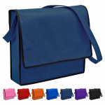 branded Non Woven Flap Satchel, from our range of promotional Non Woven Tote Bags