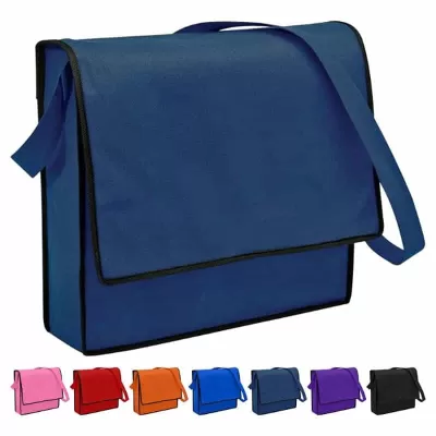 branded Non Woven Flap Satchel, from our range of promotional Non Woven Tote Bags