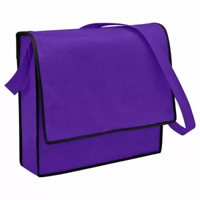 branded Non Woven Flap Satchel, from our range of promotional Non Woven Tote Bags