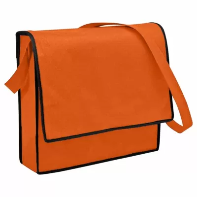 branded Non Woven Flap Satchel, from our range of promotional Non Woven Tote Bags