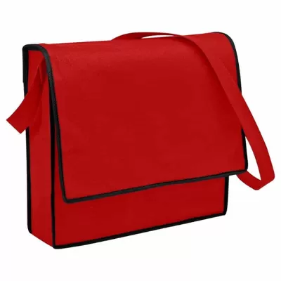 branded Non Woven Flap Satchel, from our range of promotional Non Woven Tote Bags