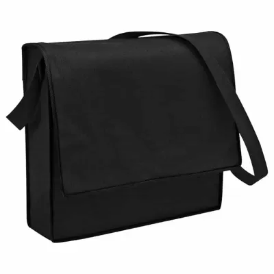 branded Non Woven Flap Satchel, from our range of promotional Non Woven Tote Bags