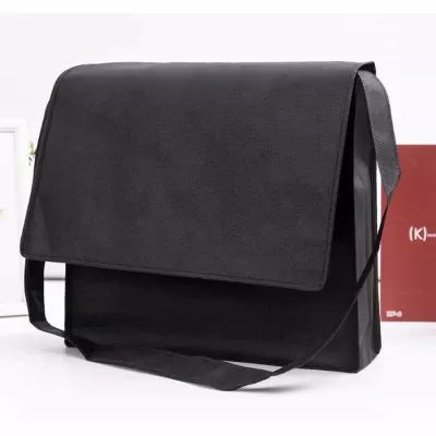 branded Non Woven Flap Satchel, from our range of promotional Non Woven Tote Bags
