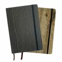 branded Wood Look Notebook A5, from our range of promotional Journals &amp; Note Pads