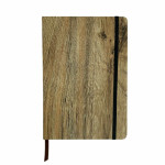 Promotional Journals &amp; Noteboooks  - Wood Look Notebook A5