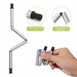 branded Gana Foldable Metal Straw, from our range of promotional Homeware Products