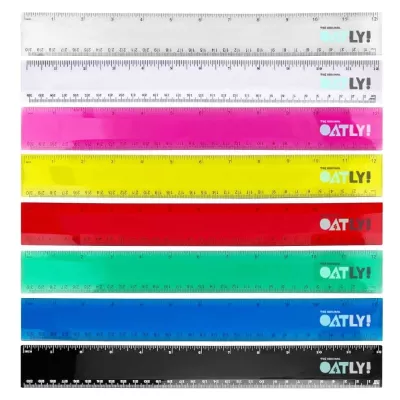 branded Plastic Ruler 30cm, from our range of promotional Rulers