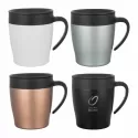 branded Boston Coffee Mug 330ml, from our range of promotional Stainless Steel Mugs