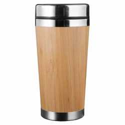Stainless Steel Mugs - Jackson Bamboo Mug 350ml