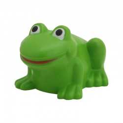 branded Stress Green Frog, from our range of promotional Stress Animals