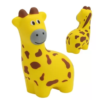 branded Stress Giraffe, from our range of promotional Stress Shapes