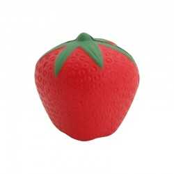 branded Stress Strawberry, from our range of promotional Stress Vegetables