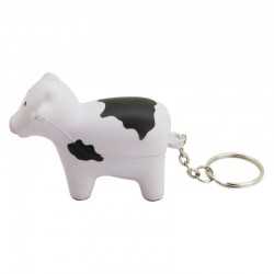 branded Stress Cow Key Ring, from our range of promotional Stress Key Rings