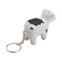branded Stress Cow Key Ring, from our range of promotional Stress Key Rings
