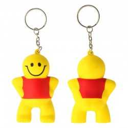 branded Stress Little Man Key Ring, from our range of promotional Stress Key Rings