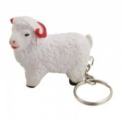 branded Stress Sheep Key Ring, from our range of promotional Stress Key Rings