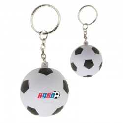 Stress Key Rings - Stress Soccer Ball Key Ring