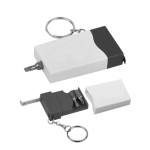 branded Mini Screwdriver Tape Key Ring, from our range of promotional Tools &amp; Pocket Knives