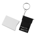 branded Mini Screwdriver Tape Key Ring, from our range of promotional Tools &amp; Pocket Knives