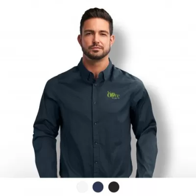 branded TRENDSWEAR Parker Mens Poplin Shirt, from our range of promotional Men's Corporate Shirts