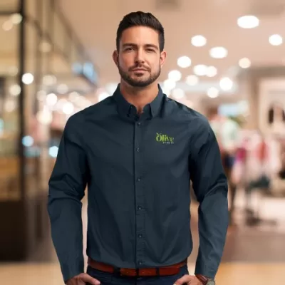 branded TRENDSWEAR Parker Mens Poplin Shirt, from our range of promotional Men's Corporate Shirts