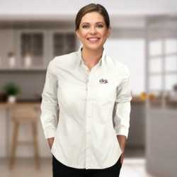 branded TRENDSWEAR Parker Womens Poplin Shirt, from our range of promotional Ladies Corporate Shirts