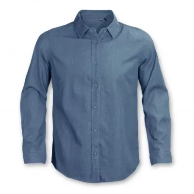 branded TRENDSWEAR Chester Mens Denim Shirt, from our range of promotional Men's Corporate Shirts