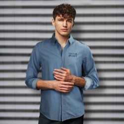 branded TRENDSWEAR Chester Mens Denim Shirt, from our range of promotional Men's Corporate Shirts