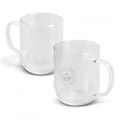 branded Florence Glass Mug 350ml, from our range of promotional Coffee Mugs