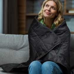 branded Harrow Puffer Blanket, from our range of promotional Picnic Blankets