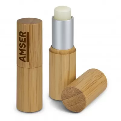 branded Bamboo Lip Balm, from our range of promotional Sunscreen & Lip Balm