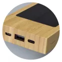 branded Bamboo Solar Power Bank AUS, from our range of promotional Power Banks